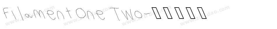 Filament One Two字体转换